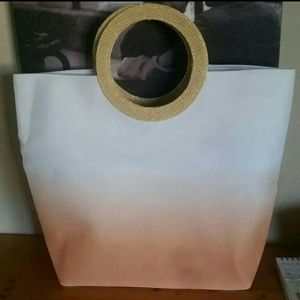 XL Orange Ombre Tote